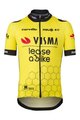 AGU dres kratkih rukava - REPLICA VISMA | LEASE A BIKE K 2024 - žuta/crna