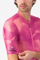 CASTELLI dres kratkih rukava - GIRO ESPRESSO - ružičasta
