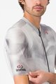 CASTELLI dres kratkih rukava - GIRO ESPRESSO - siva