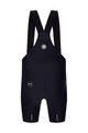 SANTINI kratke hlače s tregerima - TOUR DE FRANCE - BIB SHORTS - crna