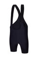 SANTINI kratke hlače s tregerima - TOUR DE FRANCE - BIB SHORTS - crna