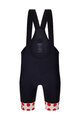 SANTINI kratke hlače s tregerima - TOUR DE FRANCE - BIB SHORTS - crna