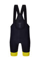 SANTINI kratke hlače s tregerima - TOUR DE FRANCE - BIB SHORTS - crna
