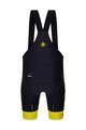 SANTINI kratke hlače s tregerima - TOUR DE FRANCE - BIB SHORTS - crna