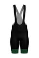 SANTINI kratke hlače s tregerima - TOUR DE FRANCE - BIB SHORTS - crna