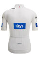 SANTINI dres kratkih rukava - TOUR DE FRANCE - WHITE JERSEY - bijela