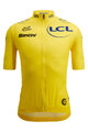SANTINI dres kratkih rukava - TOUR DE FRANCE - YELLOW JERSEY - žuta