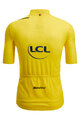 SANTINI dres kratkih rukava - TOUR DE FRANCE - YELLOW JERSEY - žuta