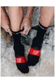 COMPRESSPORT čarape klasične - ULTRA TRAIL V2.0  - crna/crvena