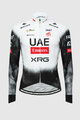 PISSEI dres dugih rukava zimski - UAE TEAM EMIRATES - XRG 2025 REPLICA - bijela/crna