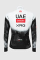 PISSEI dres dugih rukava zimski - UAE TEAM EMIRATES - XRG 2025 REPLICA - bijela/crna