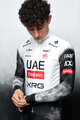 PISSEI dres dugih rukava zimski - UAE TEAM EMIRATES - XRG 2025 REPLICA - bijela/crna