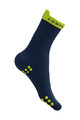 COMPRESSPORT čarape klasične - PRO RACING V4.0 RUN HIGH - plava/žuta
