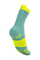 COMPRESSPORT čarape klasične - PRO RACING V4.0 TRAIL - svjetlozelena/žuta