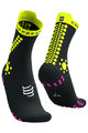 COMPRESSPORT čarape klasične - PRO RACING V4.0 TRAIL - žuta/crna
