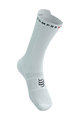 COMPRESSPORT čarape klasične - PRO RACING V4.0 BIKE - bijela