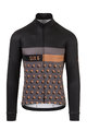 AGU dres dugih rukava zimski - SIX6 DOT WINTER - crna/smeđa