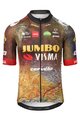 AGU dres kratkih rukava - JUMBO-VISMA 2022 - smeđa/plava/žuta/crna/crvena