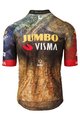 AGU dres kratkih rukava - JUMBO-VISMA 2022 - smeđa/plava/žuta/crna/crvena