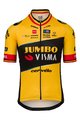 AGU dres kratkih rukava - JUMBO-VISMA 2023 WOUT VAN AERT - crna/žuta