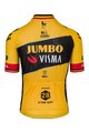 AGU dres kratkih rukava - JUMBO-VISMA 2023 WOUT VAN AERT - crna/žuta