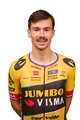 AGU dres kratkih rukava - JUMBO-VISMA 2023 PRIMOZ ROGLIC - crna/žuta