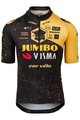 AGU dres kratkih rukava - JUMBO-VISMA VELODROME TDF 2023 - žuta/crna