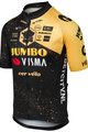 AGU dres kratkih rukava - JUMBO-VISMA VELODROME TDF 2023 - žuta/crna