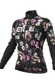 ALÉ dres dugih rukava zimski - FIORI LADY WINTER - crna