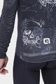 ALÉ dres dugih rukava zimski - SKULL WINTER - crna/bijela
