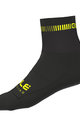 ALÉ čarape klasične - LOGO Q-SKIN  - crna/žuta