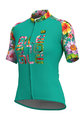 ALÉ dres kratkih rukava - LAB FLOWER LADY - plava