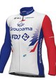 ALÉ dres dugih rukava zimski - GROUPAMA FDJ 2022 - plava/crvena/bijela