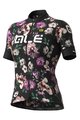ALÉ dres kratkih rukava - FIORI LADY - crna