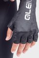 ALÉ rukavice s kratkim prstima - SUNSELECT CRONO - crna/bijela