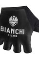 BIANCHI MILANO rukavice s kratkim prstima - DIVOR - bijela/crna