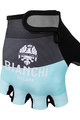 BIANCHI MILANO rukavice s kratkim prstima - ALVIA - crna/svjetloplava