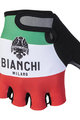 BIANCHI MILANO rukavice s kratkim prstima - ALVIA - bijela/crvena/zelena