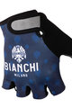 BIANCHI MILANO rukavice s kratkim prstima - ALVIA - crna/plava