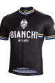 BIANCHI MILANO dres kratkih rukava - NEW PRIDE - bijela/crna