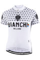 BIANCHI MILANO dres kratkih rukava - CROSIA LADY - bijela/siva
