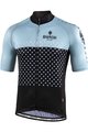 BIANCHI MILANO dres kratkih rukava - QUIRRA - crna/svjetloplava