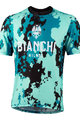 BIANCHI MILANO dres kratkih rukava - POZZILLO MTB - zelena/crna/plava