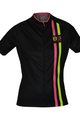 dres kratkih rukava - ITEM TWO LADY - žuta/crna/ružičasta