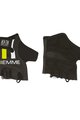 rukavice s kratkim prstima - STRAPS - crna/bijela/žuta