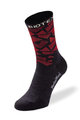 BIOTEX čarape klasične - MERINO - crvena/crna