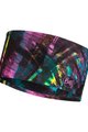 BUFF traka za glavu - COOLNET UV+® WIDE - ružičasta/crna/žuta/plava