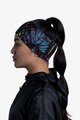 BUFF traka za glavu - COOLNET UV+® WIDE - ružičasta/crna/žuta/plava