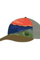 BUFF kapa - TRUCKER PANORÁMA - narančasta/plava/zelena