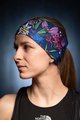 BUFF traka za glavu - COOLNET UV FLOWERS - ljubičasta/plava/ružičasta